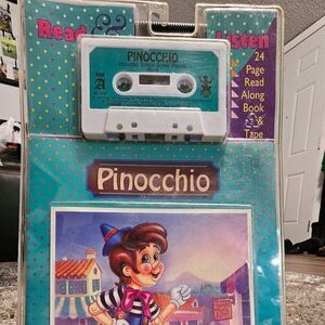 Book on Tape Pinocchio Peter Pan New 1993